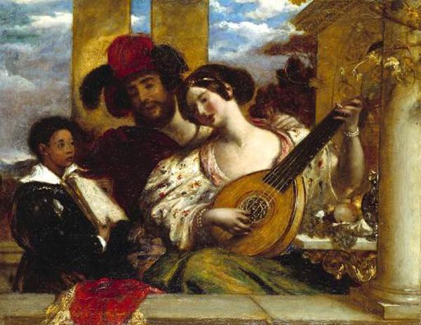 William Etty The Duet